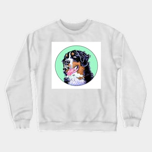 BERNER DOG GREEN Crewneck Sweatshirt